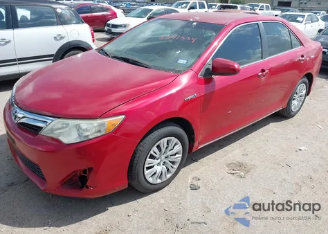 2012 Toyota Camry Hybrid Le из США, поврежденный, VIN 4T1BD1FKXCU043765